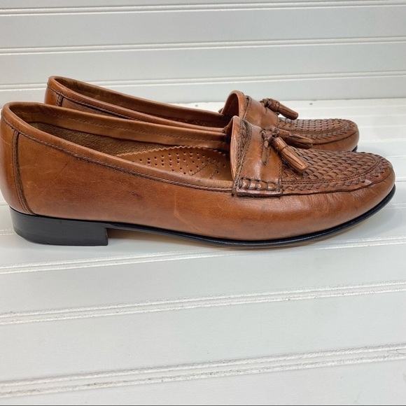 I N C International Concepts Men’s Brown Genius Leather  Loafers Sz 11.5D - Picture 3 of 9
